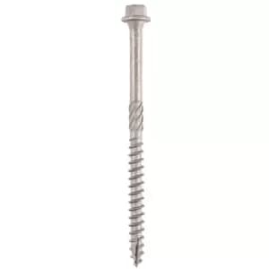 Timco Stainless Steel Timber & Landscaping Hex Head Screws - 6.7 x 75mm ( 25 Pack )