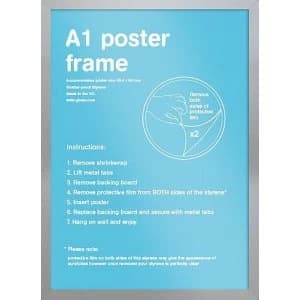 Silver Frame A1 (59.4 x 84.1cm)