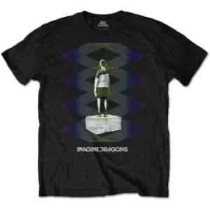 Imagine Dragons - Zig Zag Mens Small T-Shirt - Black