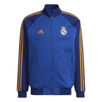 adidas Real Madrid Anthem Jacket 2021 2022 Mens - Blue