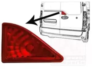 VAN WEZEL Auxiliary Stop Light 4388929 OPEL,RENAULT,NISSAN,Movano B Kastenwagen (X62),Movano B Bus (X62),MASTER III Kasten (FV),MASTER III Bus (JV)