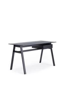 Alphason Richmond 1 Drawer Desk - Grey