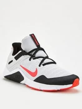Nike Legend Essential - White/Red, Size 10, Men