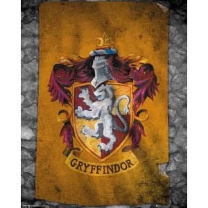 Harry Potter Gryffindor Flag Mini Poster