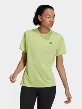 adidas Run Icons Running Tee, Green Size XS Women