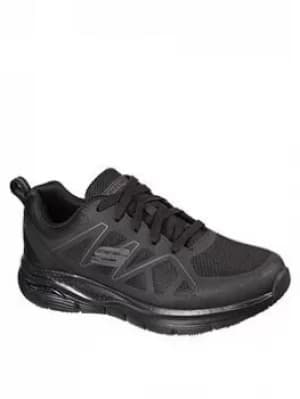 Skechers Arch Fit Dr Axtell Trainer, Black, Size 7, Men