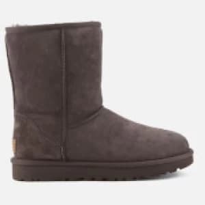 UGG Womens Classic Short II Sheepskin Boots - Chocolate - UK 5