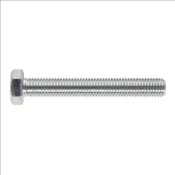 Genuine SEALEY SS14100 HT Setscrew M14 x 100mm 8.8 Zinc DIN 933 Pack of 10