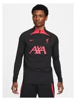 Nike Liverpool 22/23 Strike Drill Top - Black/Red Size M Men