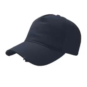 Atlantis Cargo Weathered Visor 5 Panel Cap (Pack of 2) (One Size) (Navy)