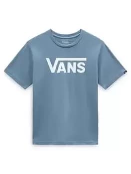 Boys, Vans Older Classic Flying V T-Shirt, Blue, Size M=10-12 Years