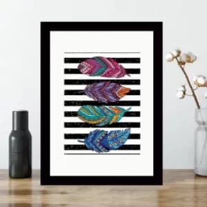 SC4533558041 Multicolor Decorative Framed MDF Painting