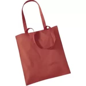 Westford Mill Promo Bag For Life - 10 Litres (Pack Of 2) (One Size) (Orange Rust) - Orange Rust