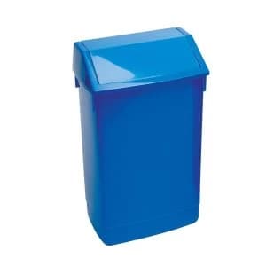 Flip Top Bin 60 Litre Composite Plastic Blue