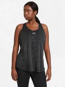 Nike Air Running Tank Top - Black, Size S, Women