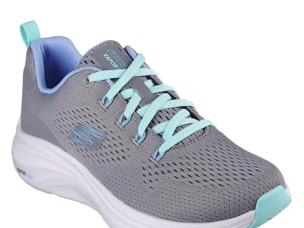 Skechers Engineered Mesh Lace-Up W Air-Cool Runners Womens Runners 4 (37) Blue 27298918240