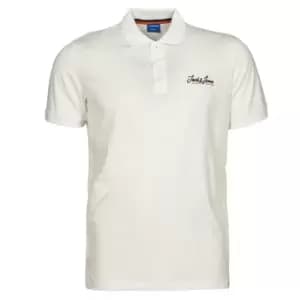 Jack Jones JORTONS mens Polo shirt in White - Sizes XXL,S,M