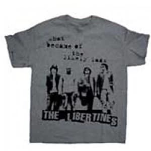 The Libertines - Likely Lads Mens Large T-Shirt - Grey