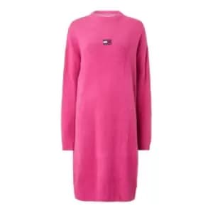 Tommy Jeans Tjw Furry Sweater Dress - Pink