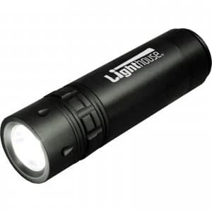 Lighthouse Rechargeable LED Pocket Torch Black