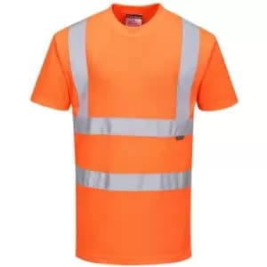 Portwest - RT23ORR4XL - sz 4XL Hi-Vis T-Shirt RIS - Orange - Orange