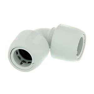 Hep2O HD5/22W Push Fit 90 deg Elbow - 22mm