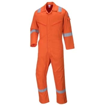 C814ORR6XL - sz Long 6XL Iona Cotton Coverall - Orange - Portwest