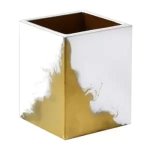 Mike and Ally Lava Makeup Brush Holder - Gold
