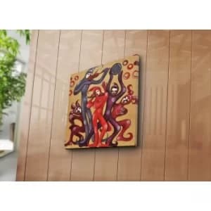 4545C-97 Multicolor Decorative Canvas Painting