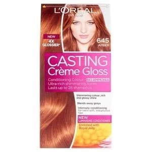 Casting Creme Gloss 645 Amber Auburn Semi Permanent Hair Dye Orange