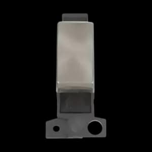 Click Scolmore MiniGrid 10A 3 Position Retractive Switch Ingot Module Satin Chrome - MD075SC