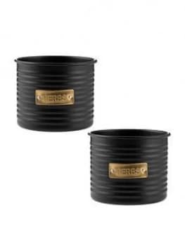 Typhoon Otto Set 2 Metal Herb Planters