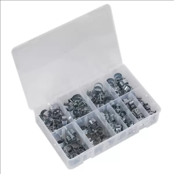 Genuine SEALEY AB042MH Mini Hose Clip Assortment 100pc