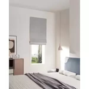 Little Black Book Roman Blind Linen Look Grey 150X140