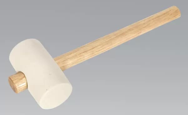 Genuine SEALEY RMW16 Rubber Mallet 1lb White
