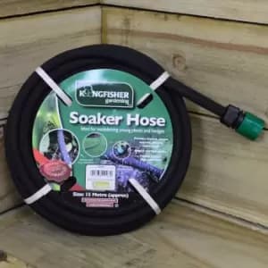 Kingfisher 15m x 12.5mm Porous Garden Soaker Hose Pipe