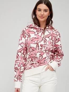 BOSS Logo Printed Hoodie – Pink Size XS Women