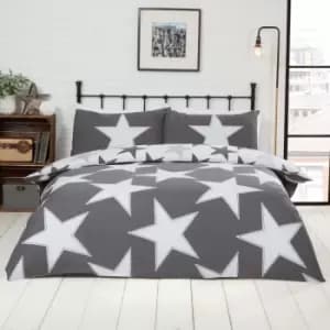 Rapport Home Furnishings Single All Stars Duvet Set Grey