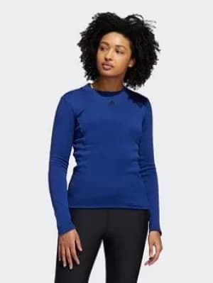 adidas Cold.rdy Long-sleeve Top Training Long-sleeve Top, Blue Size XL Women
