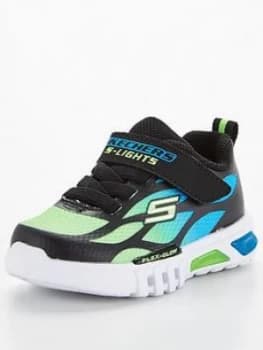Skechers Toddler Flex Glow Trainer - Blue