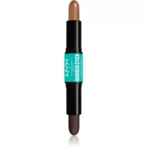 NYX Professional Makeup Wonder Stick Dual Face Lift Two-Tone Contouring Stick Shade 07 Deep 2x4 g