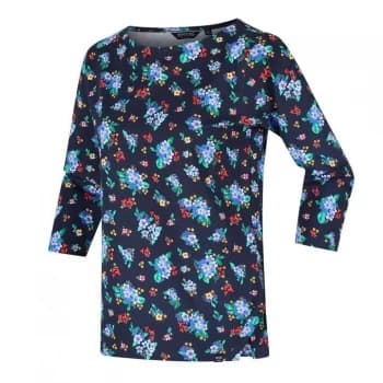 Regatta Polina three quarter Sleeve T-Shirt - Navy Floral