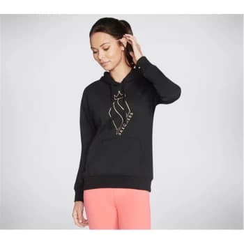 Skechers Diamond Hoodie Womens - Black