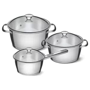 Tramontina 3 Piece Allegra Pan Set