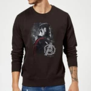 Avengers Endgame Thor Brushed Sweatshirt - Black
