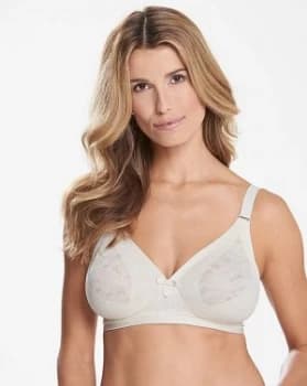Playtex Lace Non Wired Blush/ White Bra