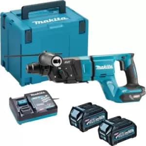 Makita HR007G 40v Max XGT Cordless Brushless SDS Plus Rotary Hammer Drill 2 x 2.5ah Li-ion Charger Case