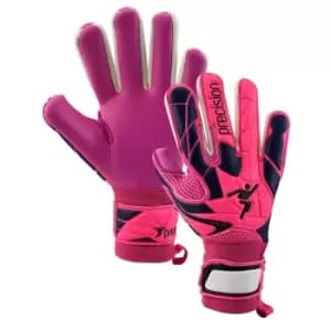 Precision Womens/Ladies Fusion_X.3D Negative Goalkeeper Gloves (8) (Pink/Black/Purple)