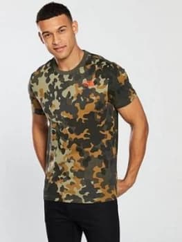 The North Face The North Face Ss Red Box T shirt Camo Size L Men
