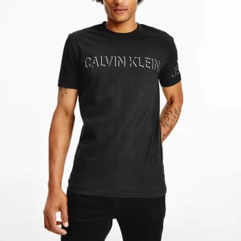 Calvin Klein Jeans Mens Shadow Box Logo T-Shirt - CK Black - L